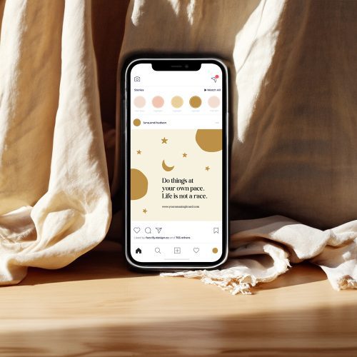 Boho Baby Instagram Canva Templates