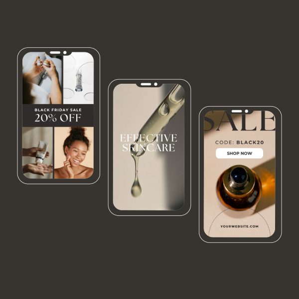 Black Friday Linear Instagram Canva Templates - Image 5