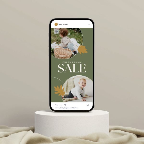 Green Friday Instagram Canva Templates